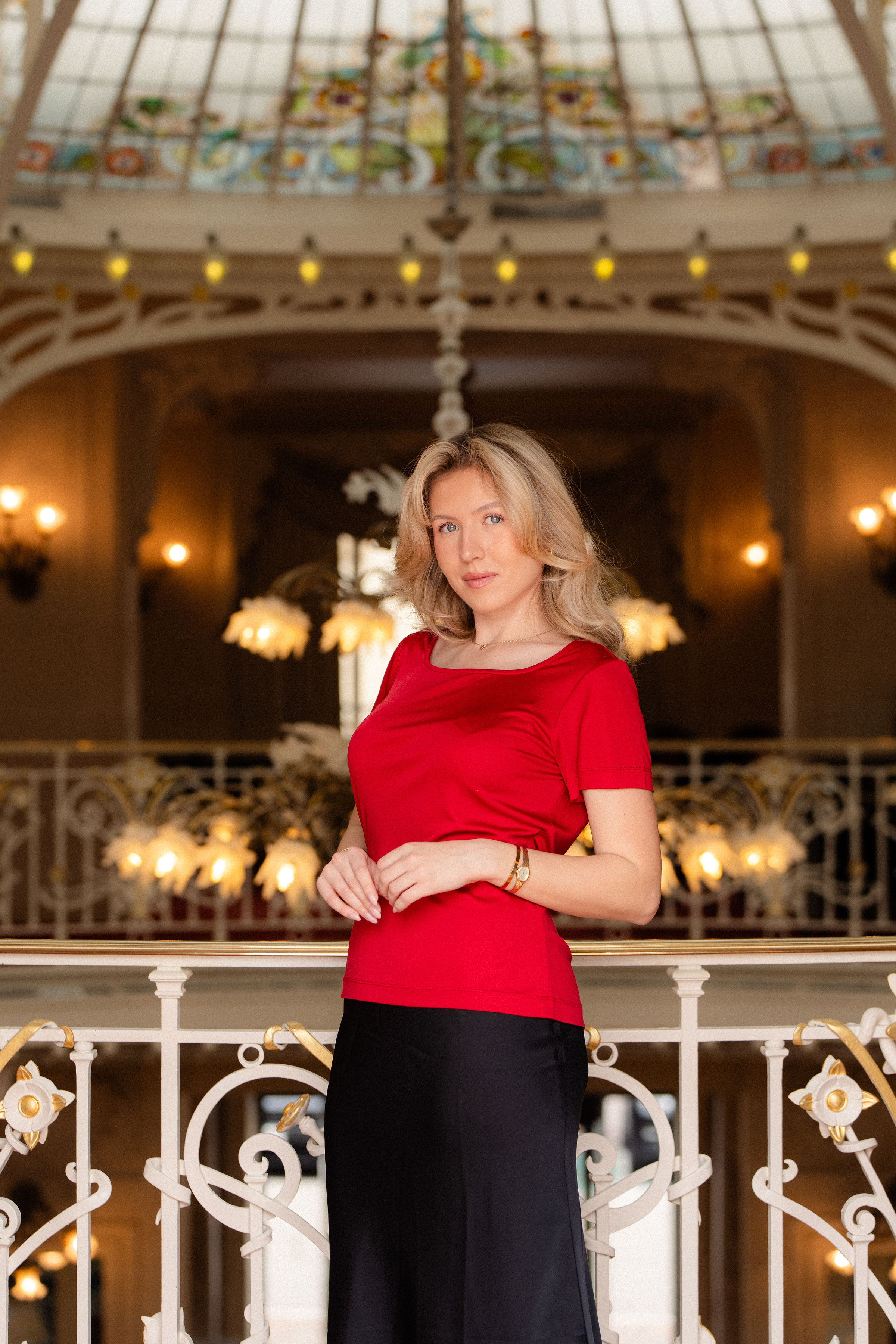 Rubinus Tee-Blouse® model view